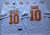 Texas Longhorns 10 Vince Young White Nike College Football Jersey,baseball caps,new era cap wholesale,wholesale hats